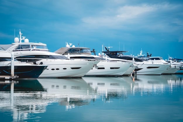 Gleaming luxury yacht hulls — Norglass marine coatings result